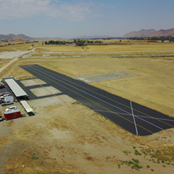 Aerial view of our Hemet Model Masters main field.