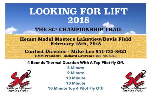 SC2 Soaring Event at Lakeview Field – February 18th